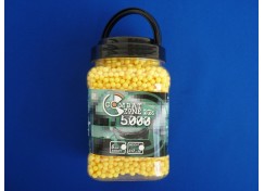 Kuličky 0,12g 5000ks CombatZone hranatý Box žluté